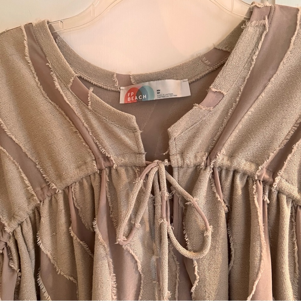 FP BEACH Drawstring Cropped Top - Picture 5 of 6
